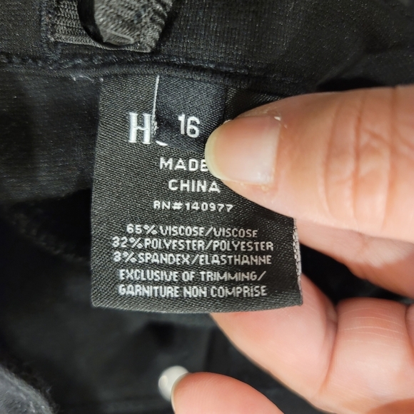 Hudson Girls Black Leggings - sz 16 (girls) - Picture 5 of 9